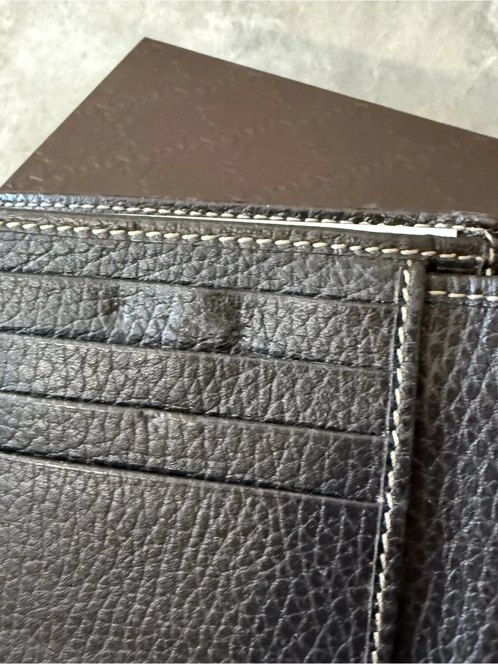 Gucci Brown Bi-Fold Wallet (Love 25)
